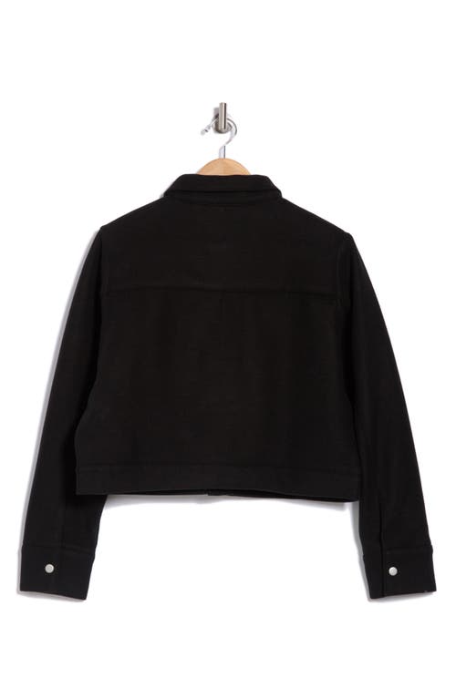 Joe's Crop Utility Jacket In Black