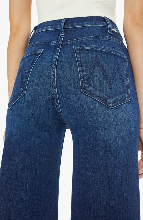 Shop Mother The Hustler Roller Sneak Jeans In Mint Condition