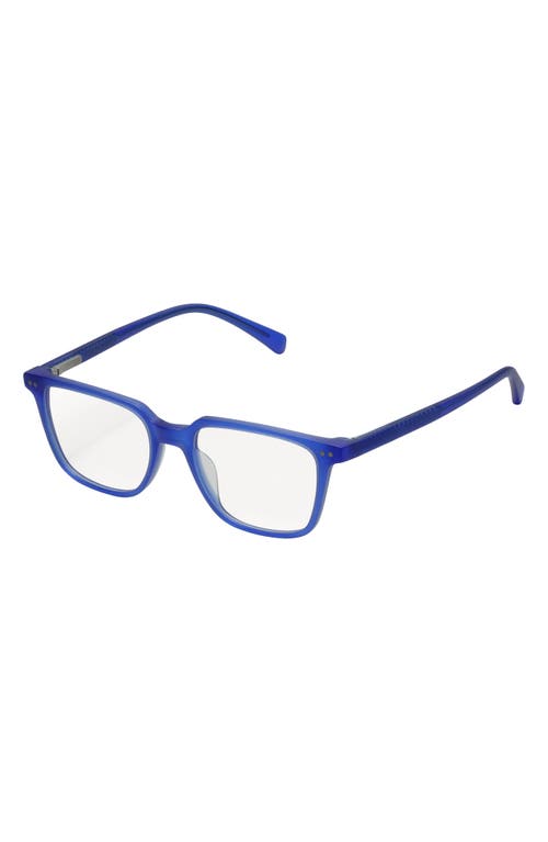 Shop Eyebobs C-suite 51mm Reading Glasses In Blue Crystal/clear