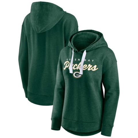 Majestic Green Bay Packers Women's NFL Speed Fly Cowl Neck Hooded Sweatshirt