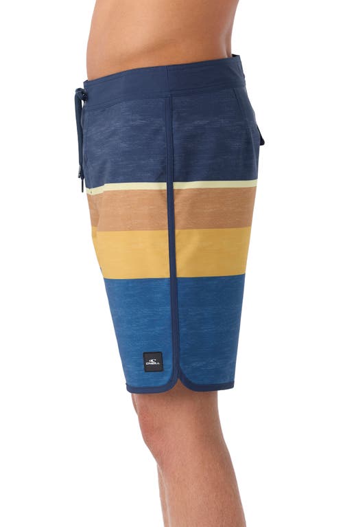 O'neill Men's Lennox Scallop 19" Stretch Shorts In Indigo
