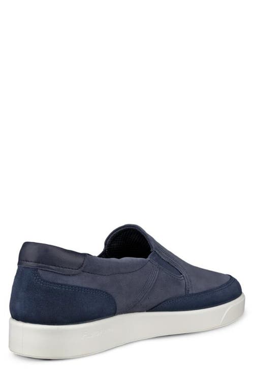 Shop Ecco Street Lite Slip-on Sneaker In Marine/marine/night Sky