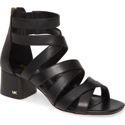 Michael Michael Kors Dixon Strappy Sandal- Black