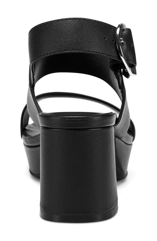 Aerosoles Camera Slingback Sandal In Black Leather | ModeSens