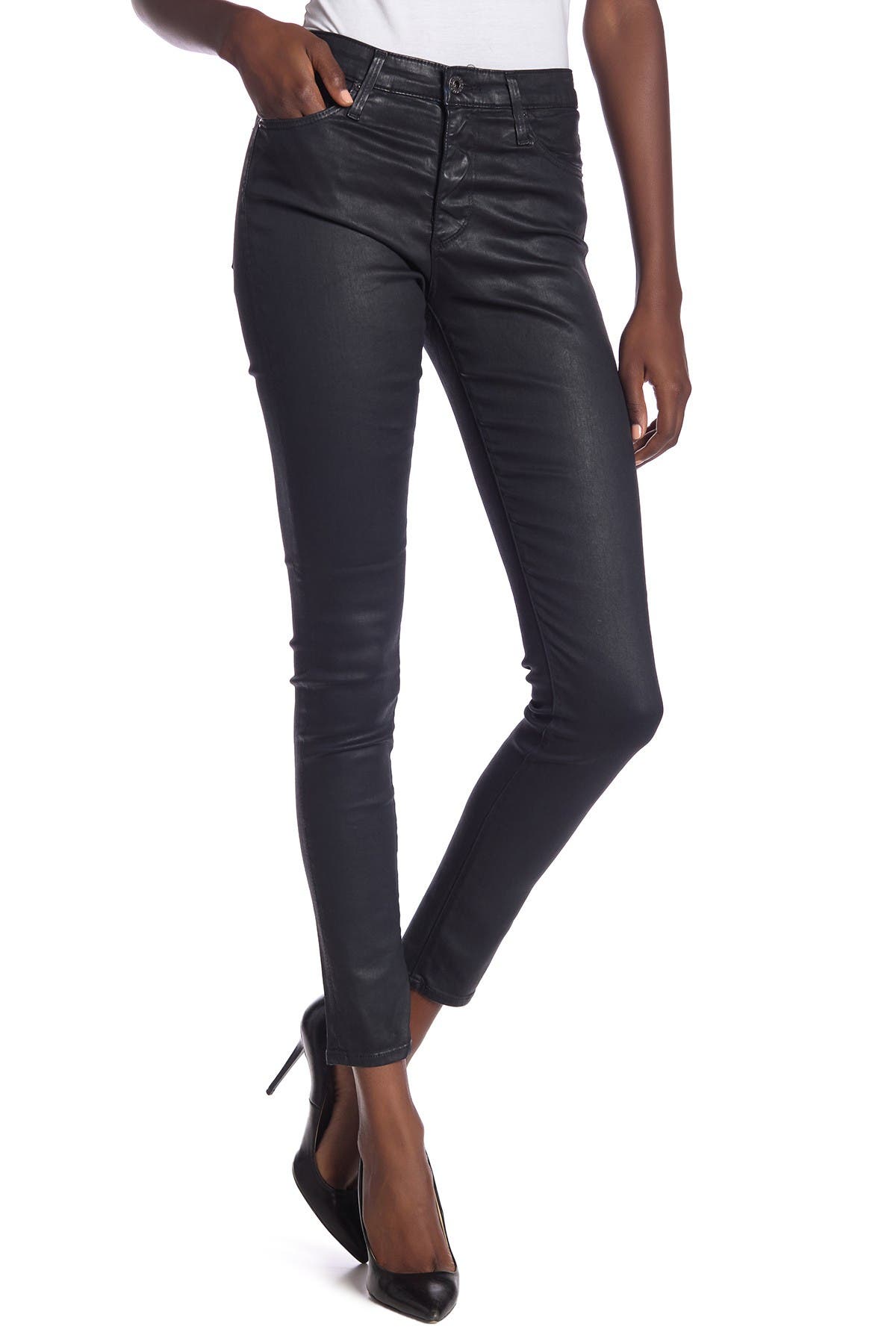 ag faux leather jeans