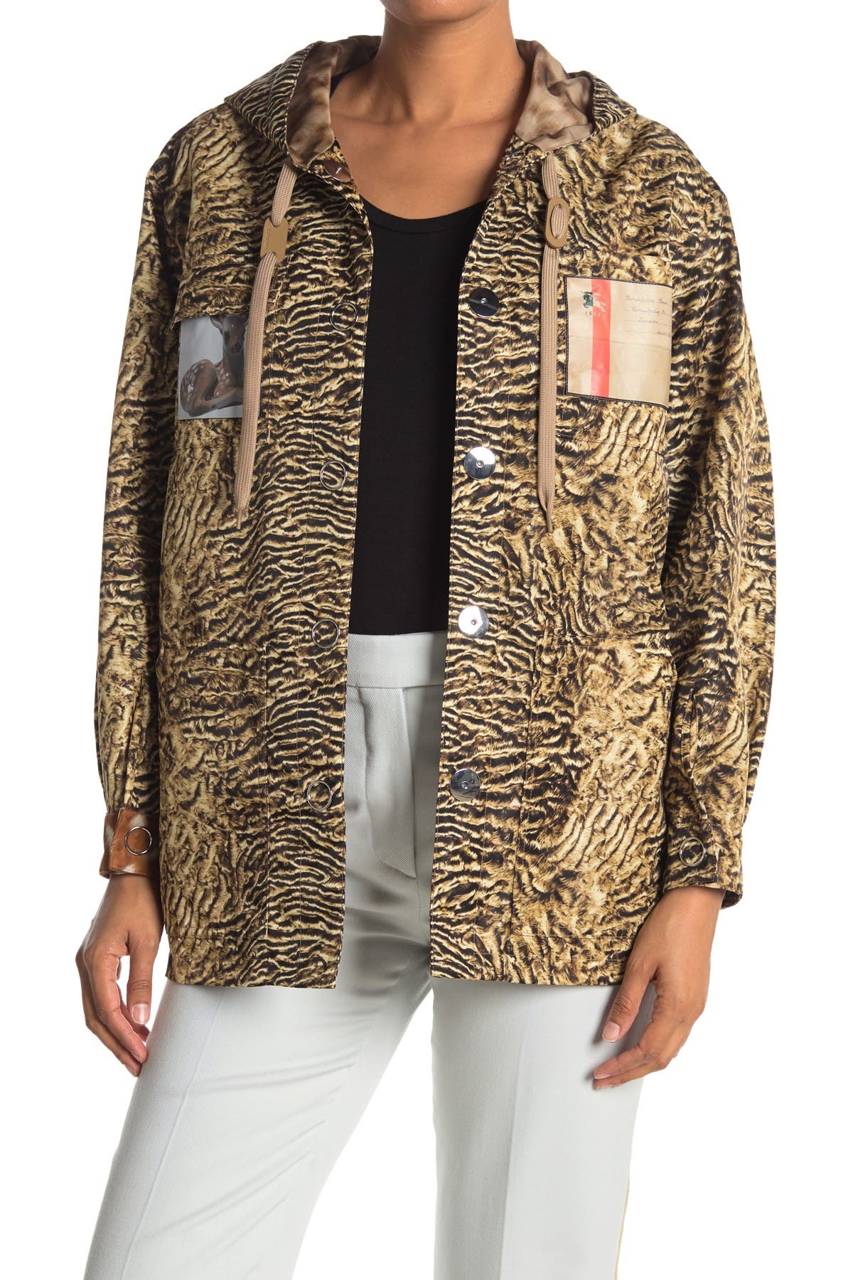 hoodie tiger print