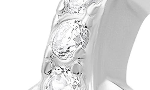 Queen Jewels Cubic Zirconia Paperclip Ring In Silver