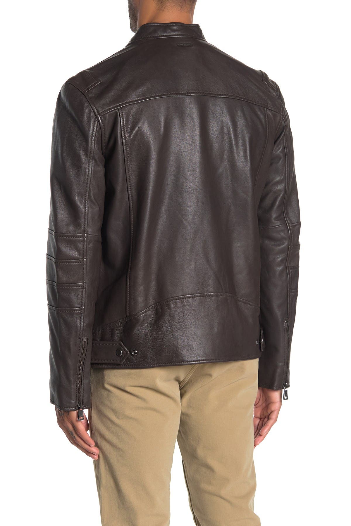 andrew marc weston leather moto jacket