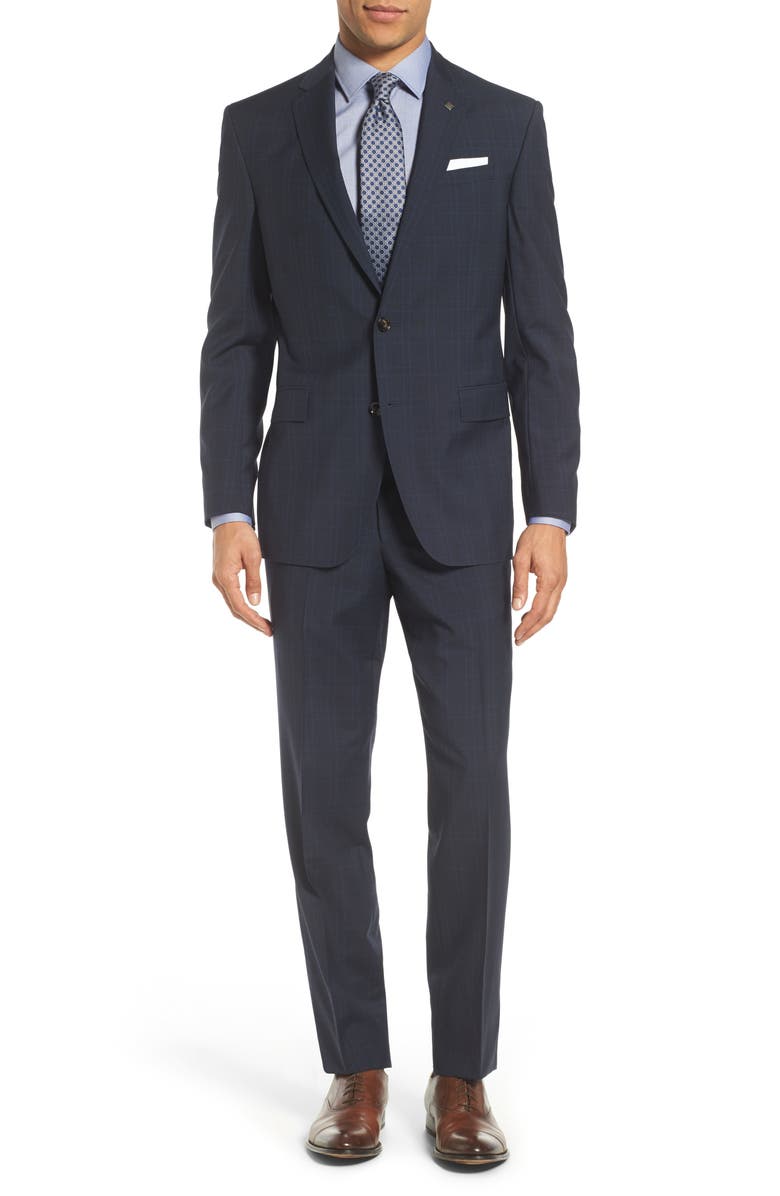 Ted Baker London Jay Trim Fit Plaid Wool Suit | Nordstrom