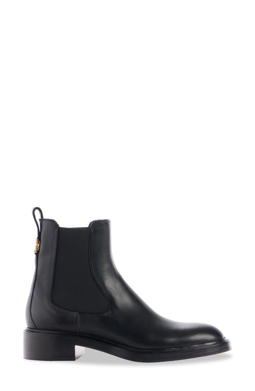 Chloé Marcie Leather Chelsea Ankle Booties In Black