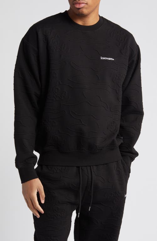 ICECREAM Sabin Sweatshirt Black at Nordstrom,