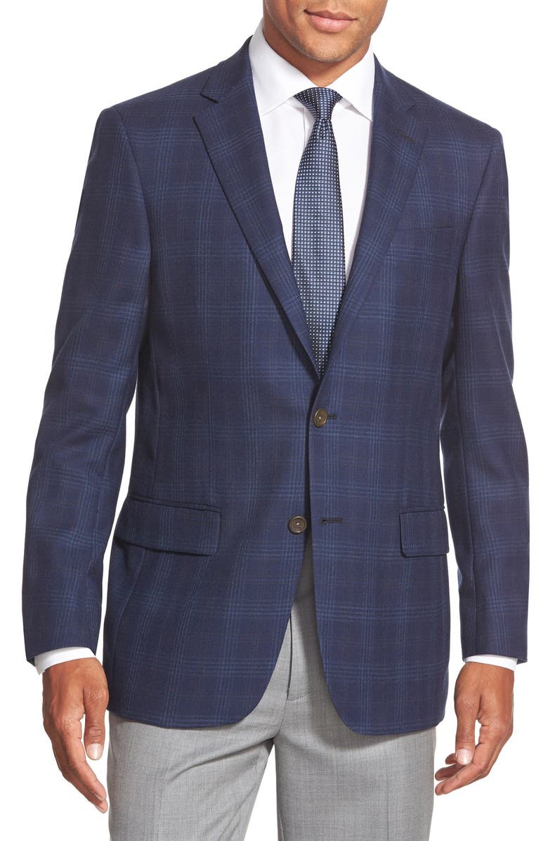 Hart Schaffner Marx 'New York' Classic Fit Plaid Wool Sport Coat(Online ...