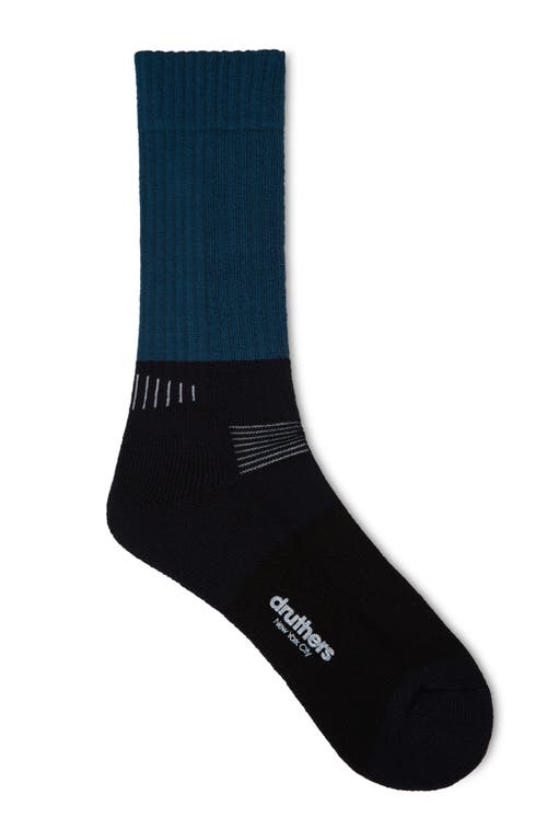 DRUTHERS NYC DRUTHERS NYC VIVO MERINO WOOL FUNCTION BLOCKED BOOT SOCK