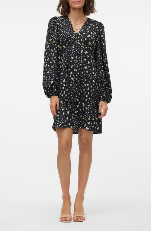 VERO MODA VERO MODA ALEA FLORAL LONG SLEEVE DRESS 