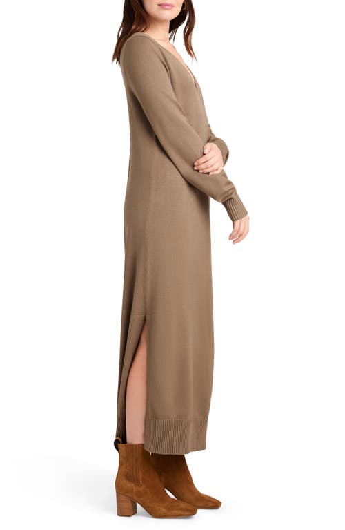 Shop Splendid X Cella Jane Long Sleeve Sweater Dress In Toast