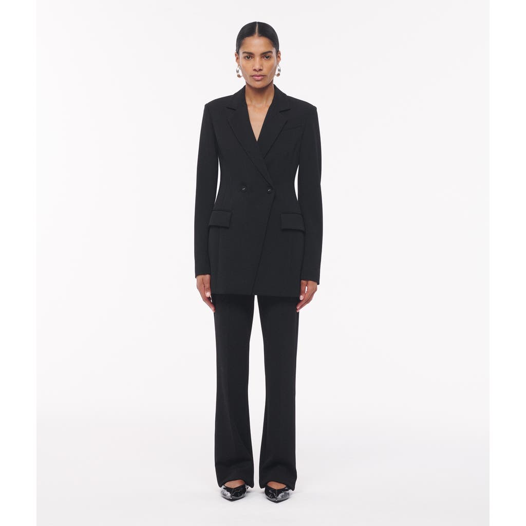 Another Tomorrow Jersey Jacket In Black