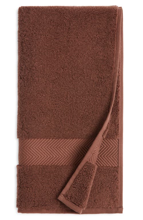 Shop Nordstrom Organic Hydrocotton Hand Towel In Brown Bitter