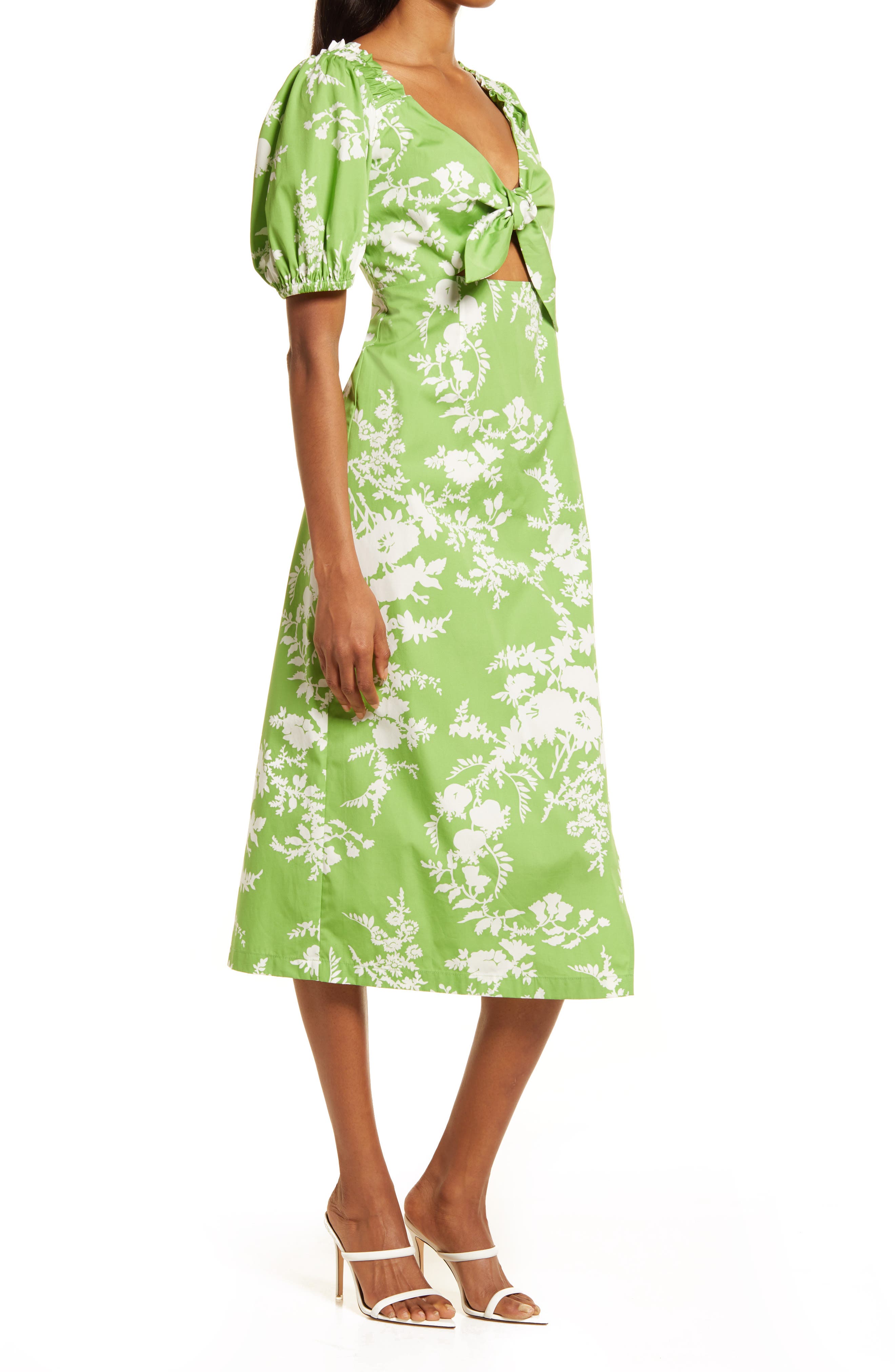Chelsea28 TIE FRONT MIDI DRESS | Nordstrom