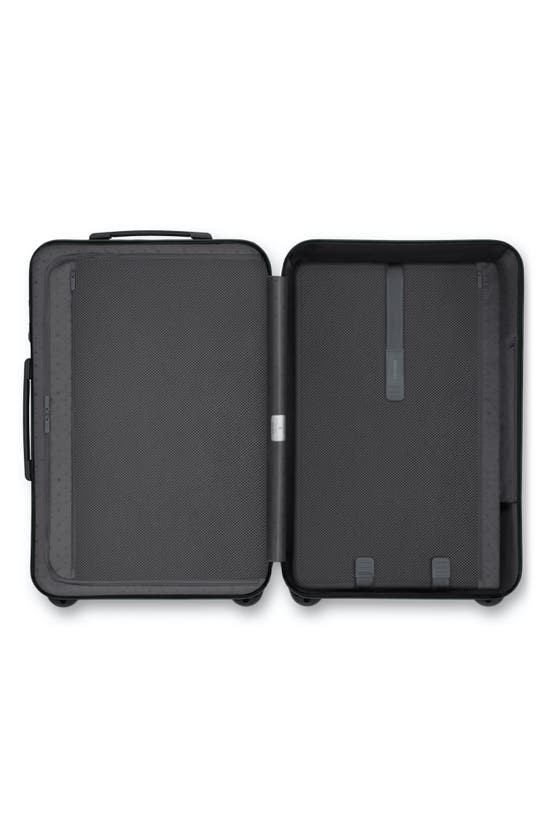 Shop Rimowa Essential Check-in Medium 26-inch Wheeled Suitcase In Black