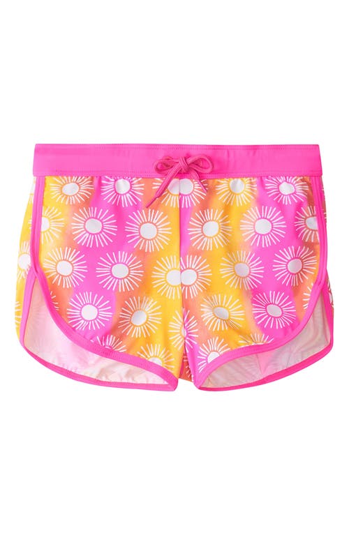 Hatley Kids' Sunshine Swim Shorts Yellow at Nordstrom,