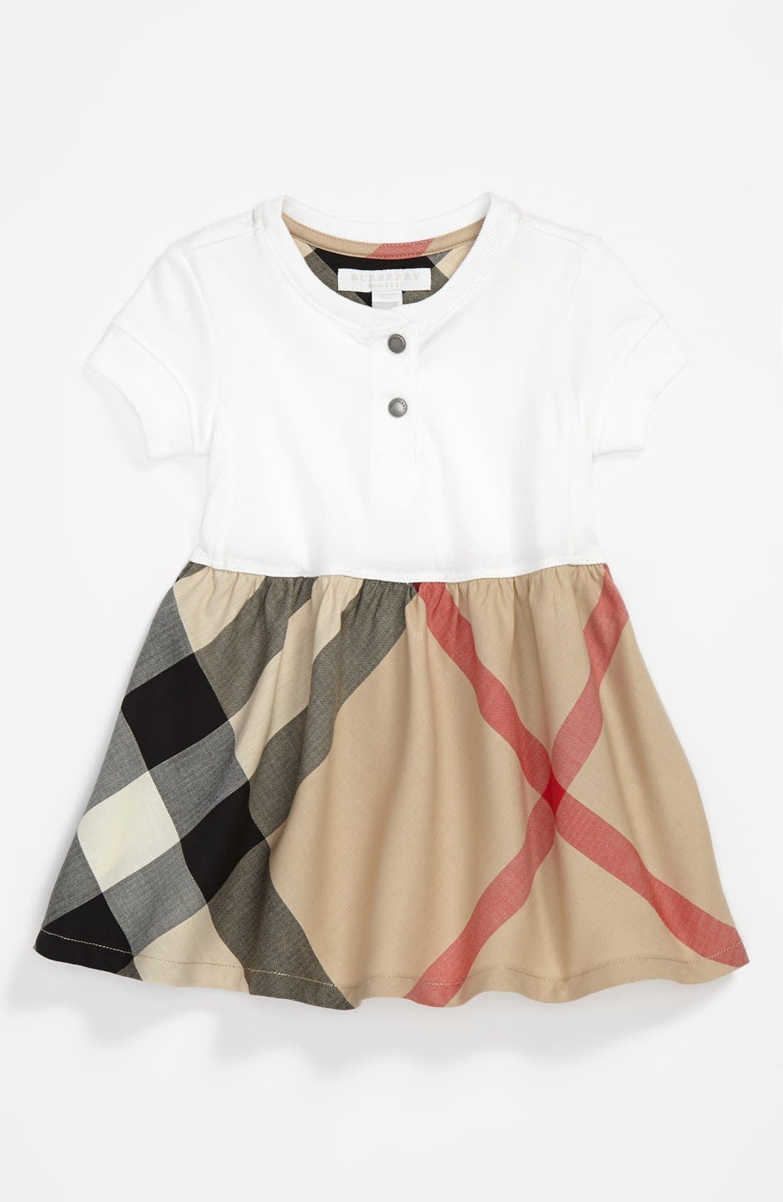 Burberry Check Skirt Dress (Baby Girls) Nordstrom