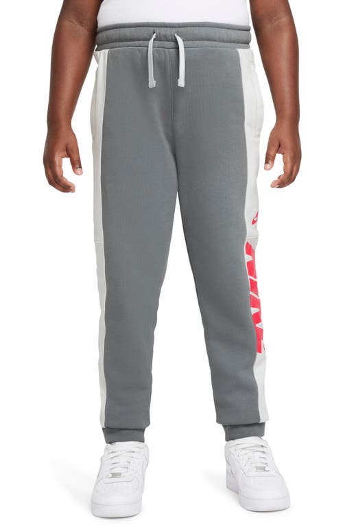Nike Kids' Print Joggers Grey/Photon Dust/Red at