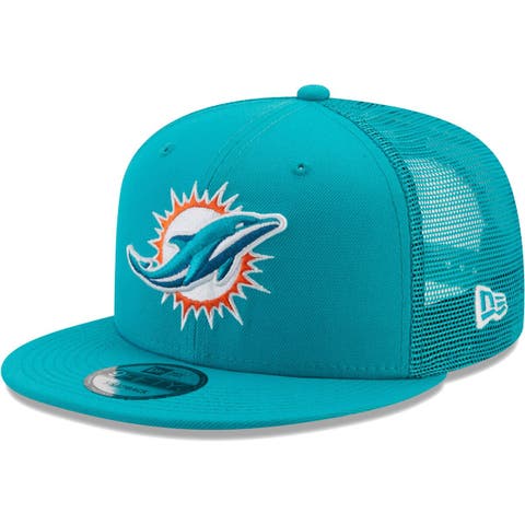 Men's New Era White Miami Dolphins Wave 9FIFTY Snapback Hat