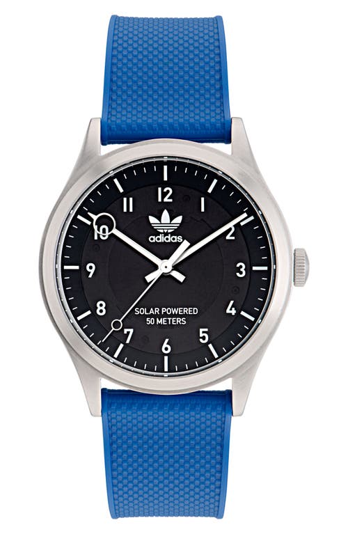 adidas Resin Strap Watch in Blue at Nordstrom