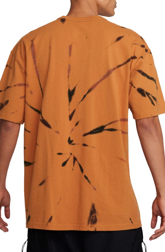 Shop Nike Sportswear Premium Essentials Tie Dye T-shirt In Monarch