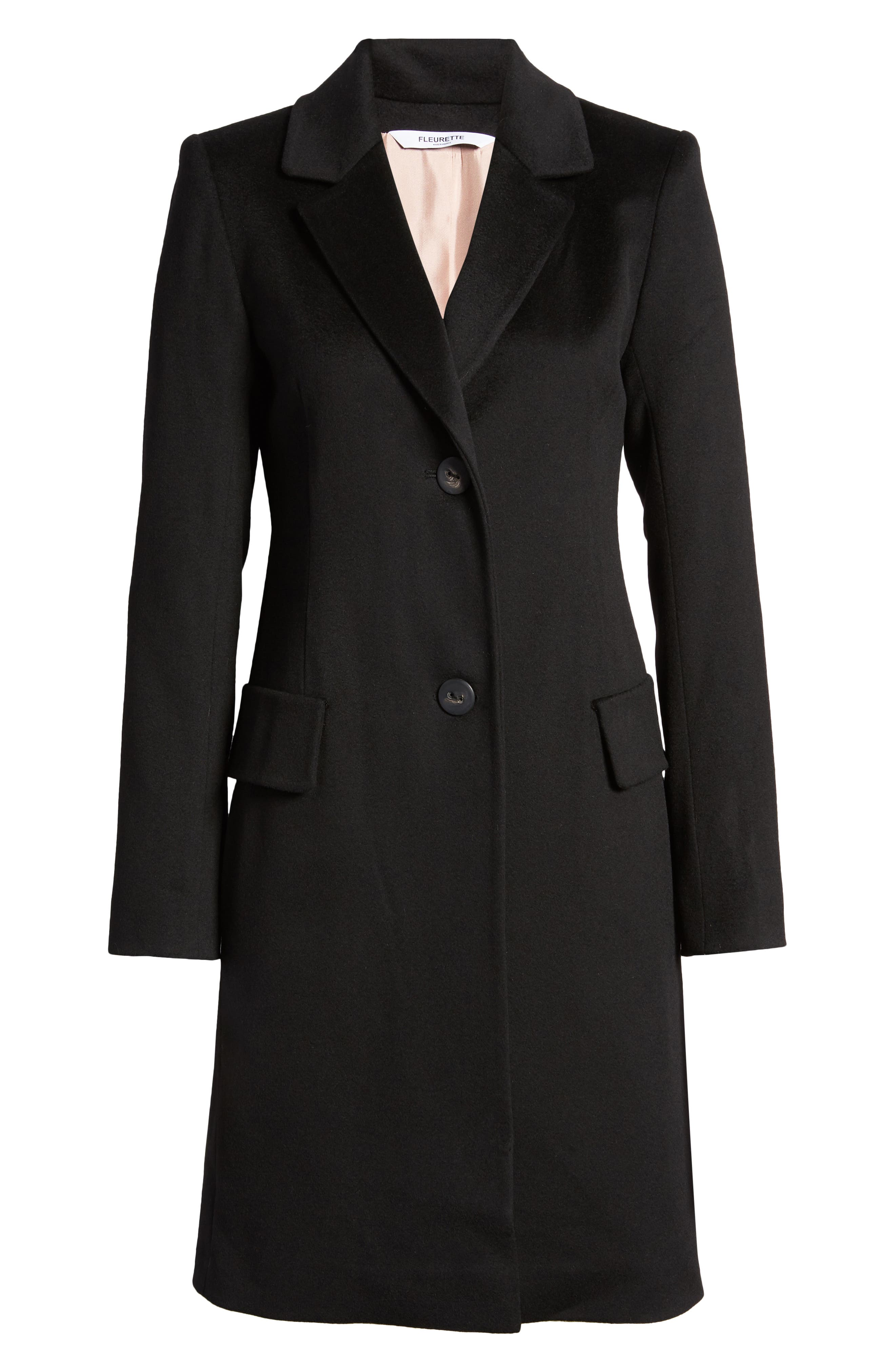 Fleurette Stand Collar Wool Car Coat Nordstrom Rack
