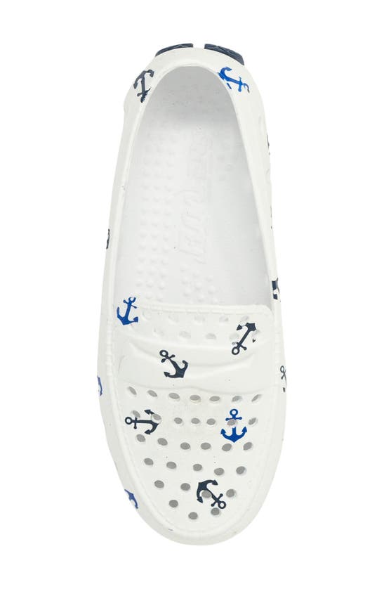 Shop Floafers Kids' Prodigy Water Shoe In White Anchor Multi