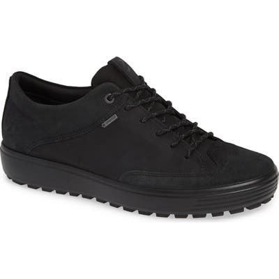 Ecco Soft 7 Tred Lace-Up Sneaker, Black