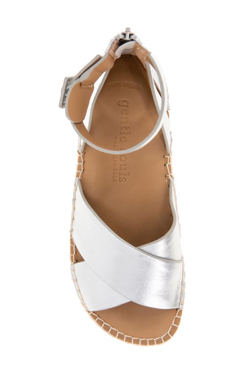 GENTLE SOULS BY KENNETH COLE GENTLE SOULS LEON ANKLE STRAP WEDGE SANDAL