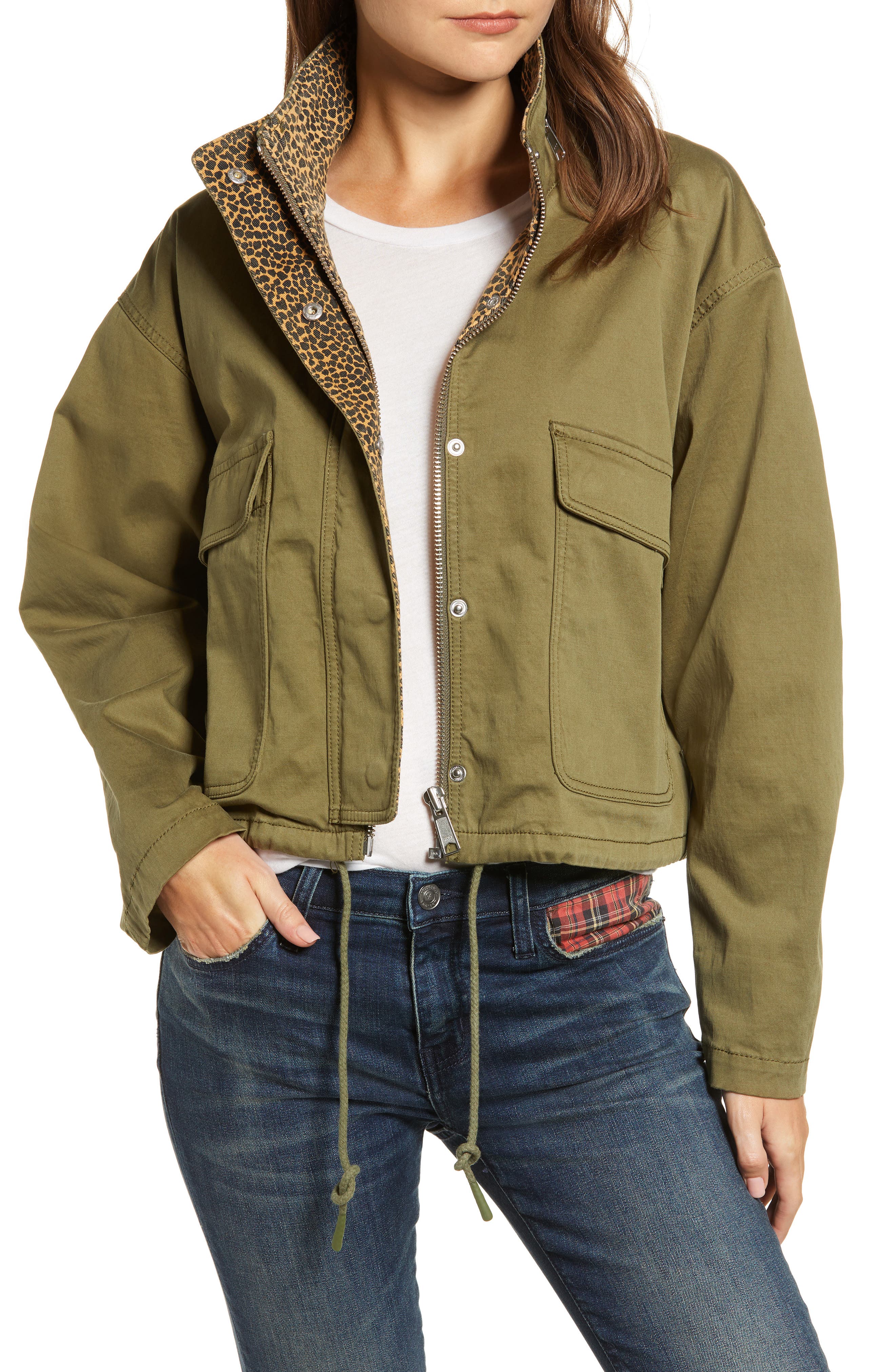 current elliott cropped infantry jacket