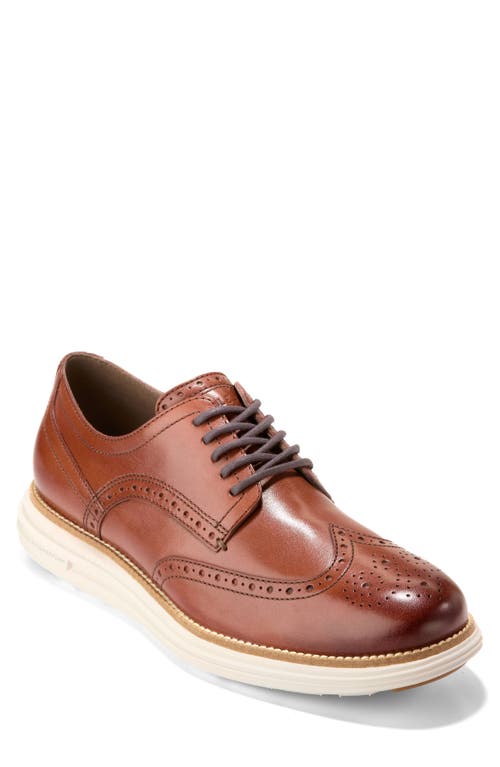 Cole Haan OrignalGrand Remastered Wingtip Derby in Woodbury/Ivory 