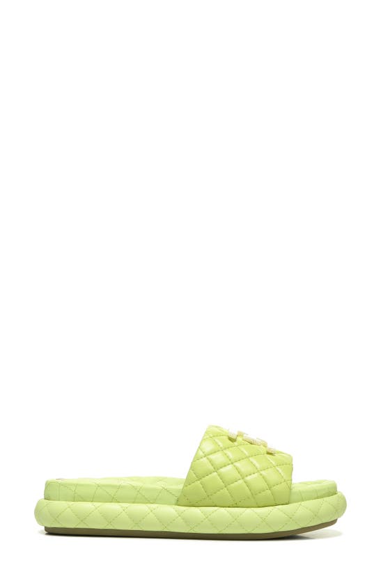 Sam Edelman Women's Karinda Quilted Emblem Slide Sandals Women's Shoes