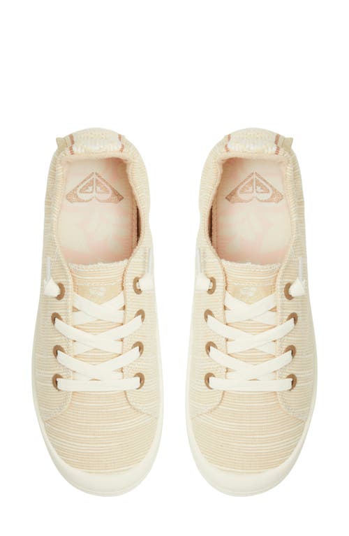 Roxy Bayshore Plus Sneaker In Tan Combo