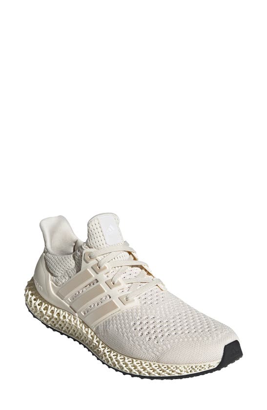 Adidas Originals Ultra4d Running Shoe In White/ White/ Gold