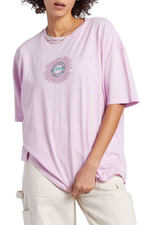 Billabong Stoked All Day Oversize Graphic T-Shirt in Lilac Smoke at Nordstrom, Size X-Small