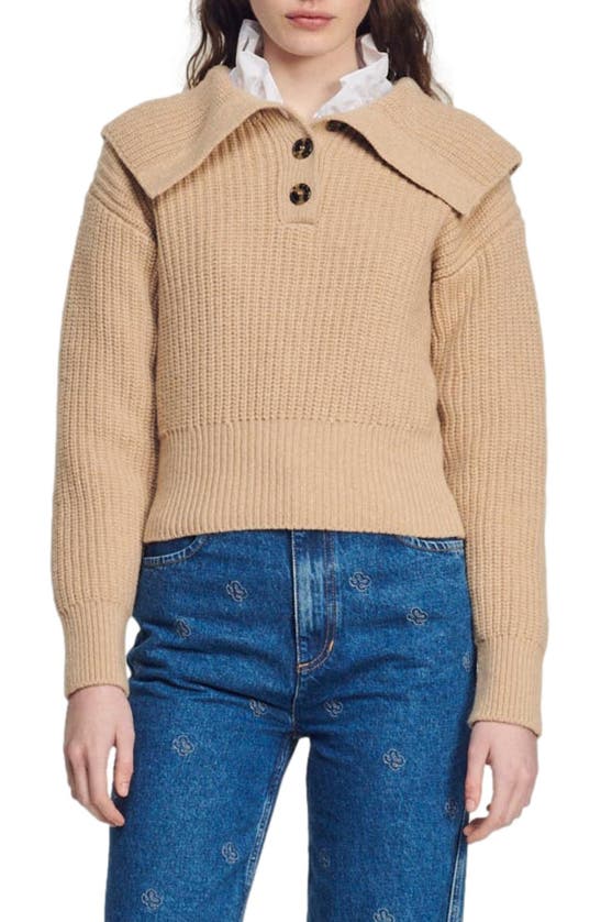 SANDRO NADOR WOOL SWEATER