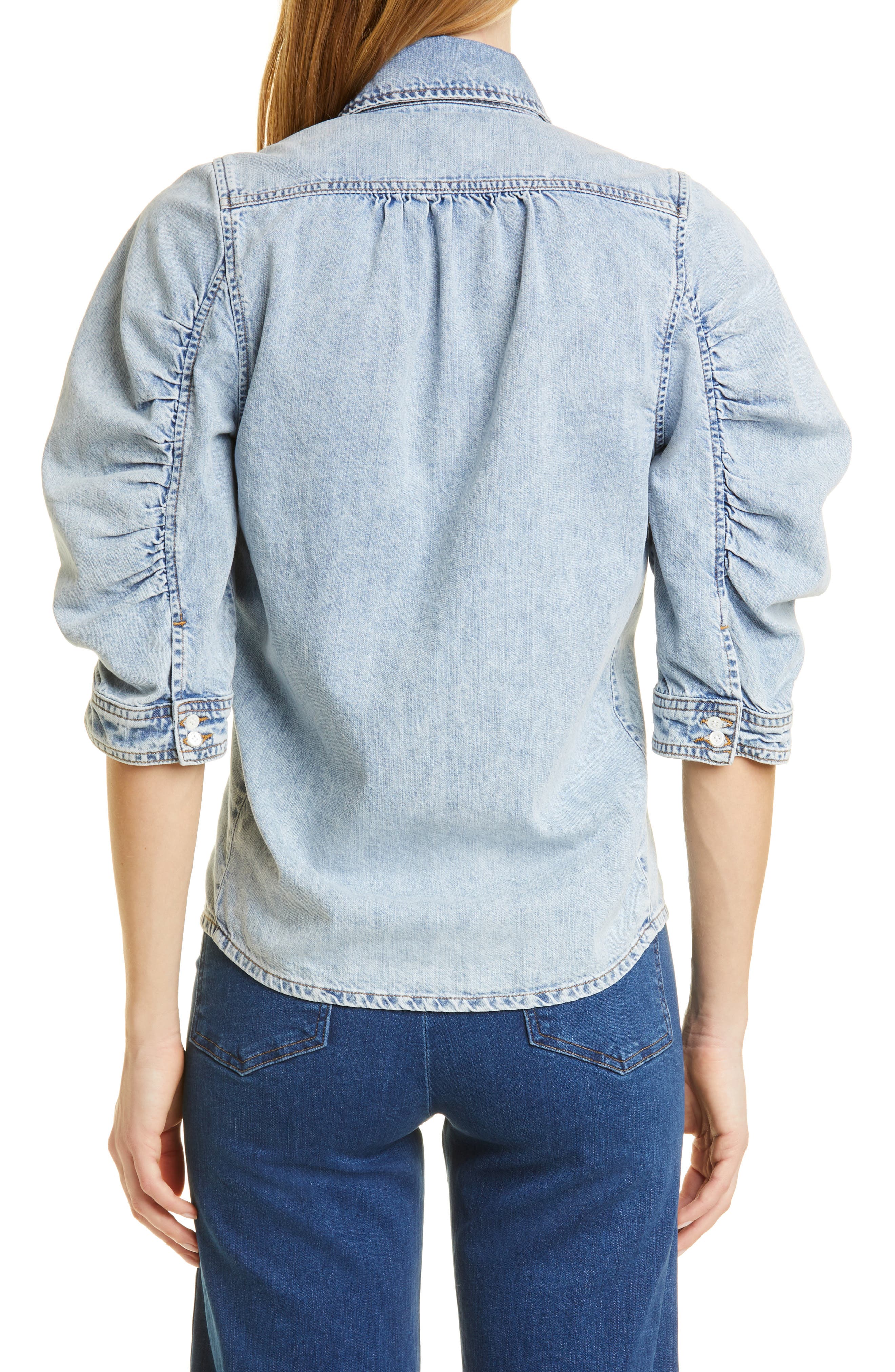 frame denim shirt