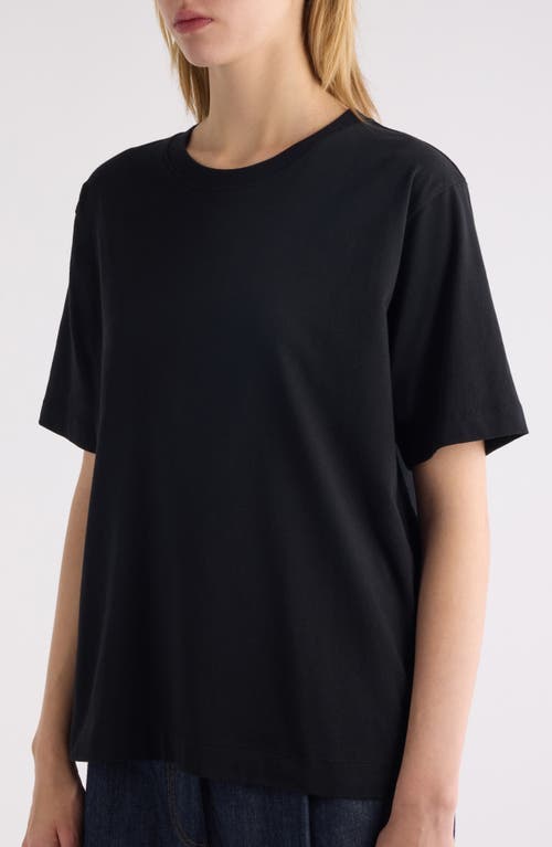 Shop Dries Van Noten Heydu Cotton T-shirt In Black