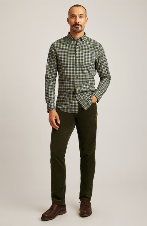 Shop Bonobos Slim Fit Plaid Lightweight Stretch Flannel Button-down Shirt In Lampster Plaid Herringbone C3