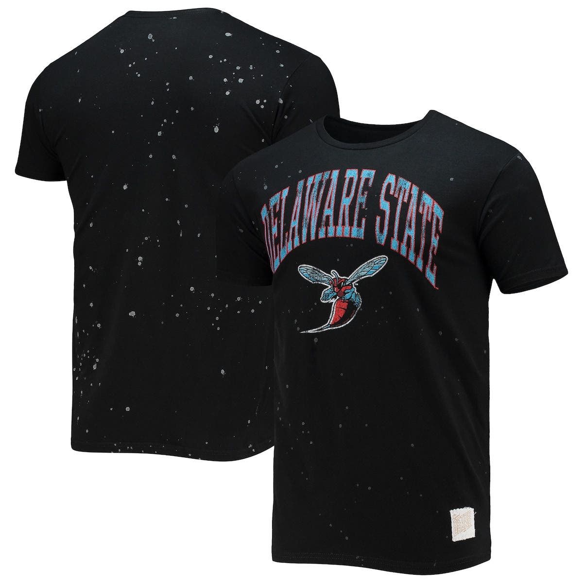 bleach splatter black shirt