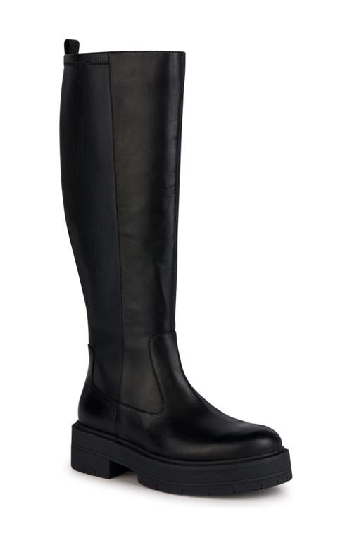 Geox Spherica Tall Boot Black at Nordstrom,