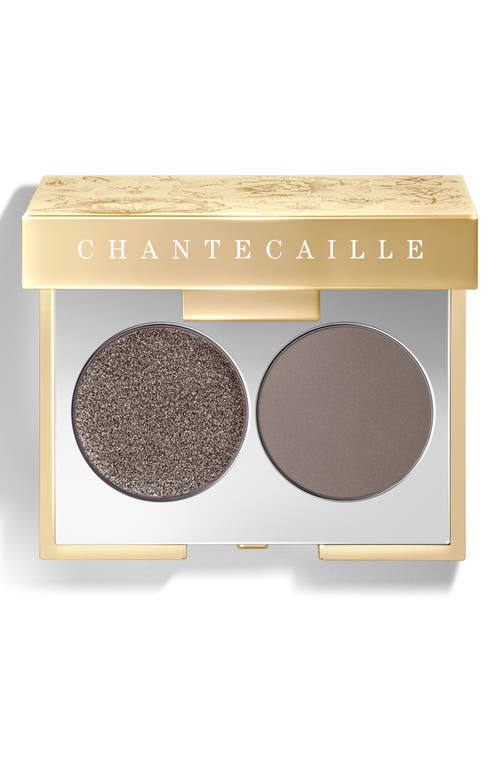 Shop Chantecaille Silver Willow Eyeshadow Duet In Graphite