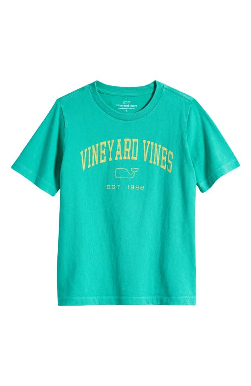 vineyard vines Kids' Heritage Wash Cotton Graphic T-Shirt Gumdrop at