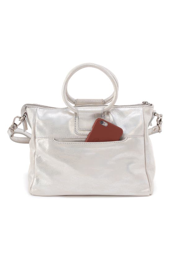 Hobo Sheila Medium Satchel In Silver