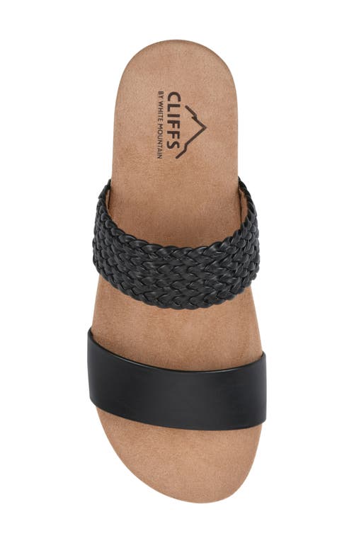Shop Cliffs By White Mountain Tactful Sandal In Black/smooth
