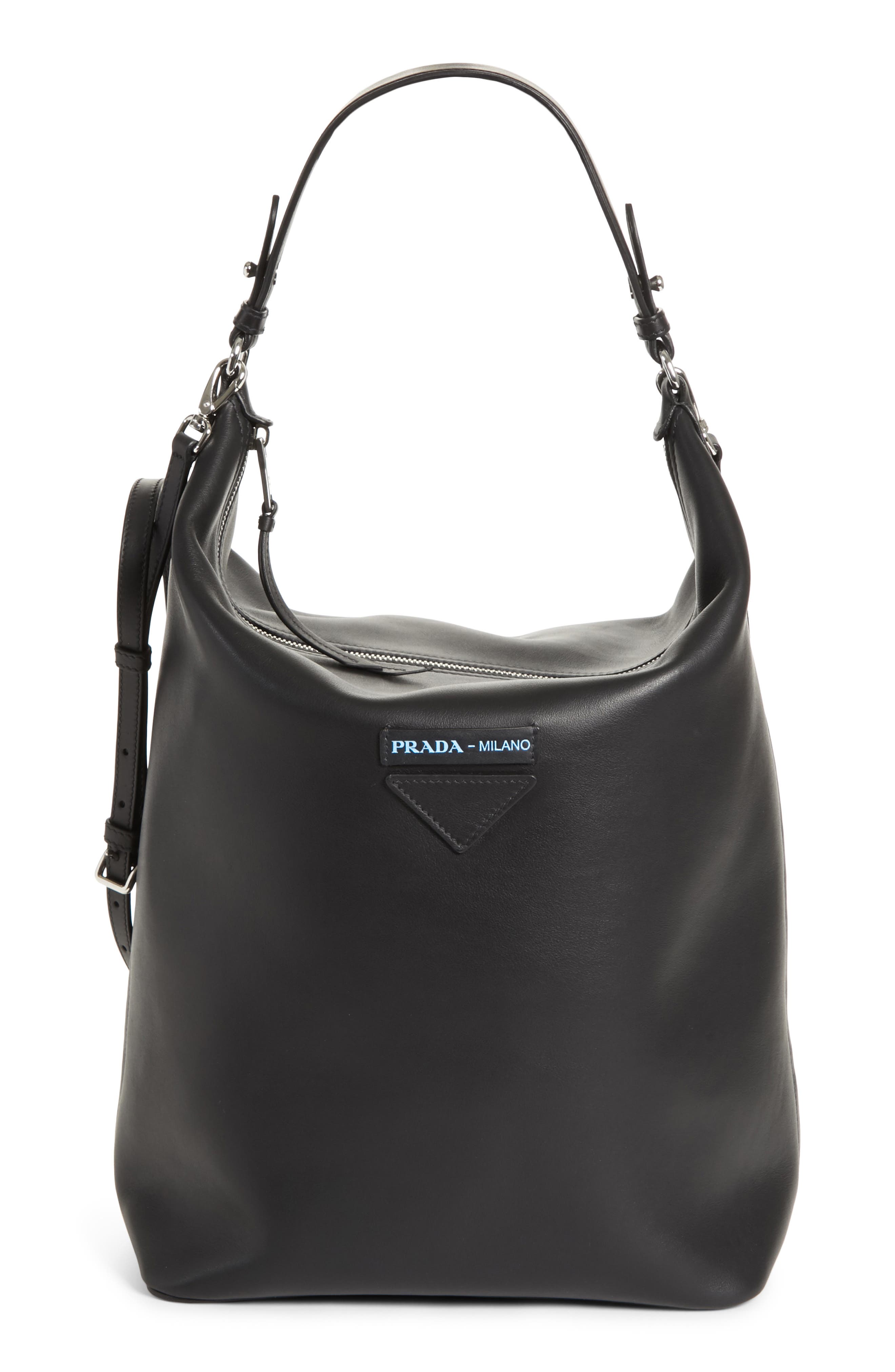 prada concept leather bag